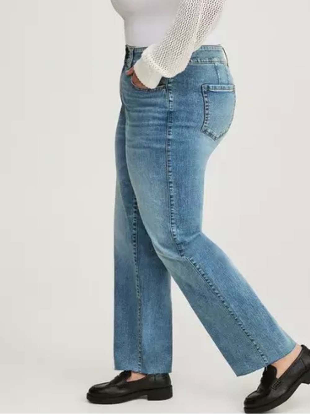 Torrid High-Rise 90s Straight Vintage Stretch Jean 16 R Plus Cotton Stretch $80